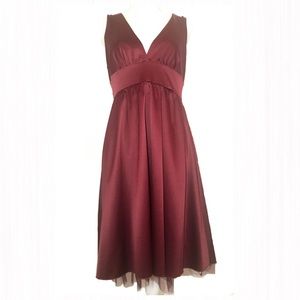 Burgundy Cocktail Dress